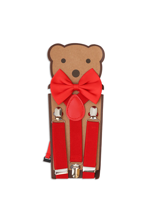 Bear (Red) Suspender Card
