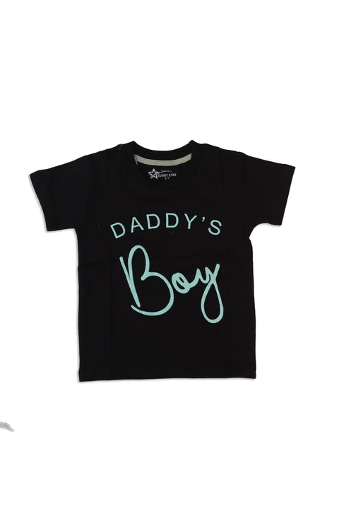 Black & Grey (Daddy'S Boy) T-Shirts & Shorts