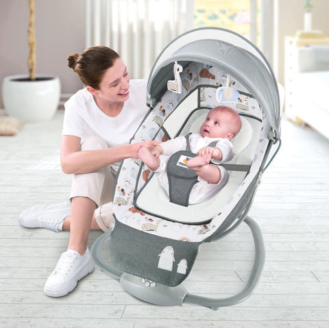 Mastela 3-In-1 Multi-Functional Electric Swing “ Comfort, Safety & Innovation! -