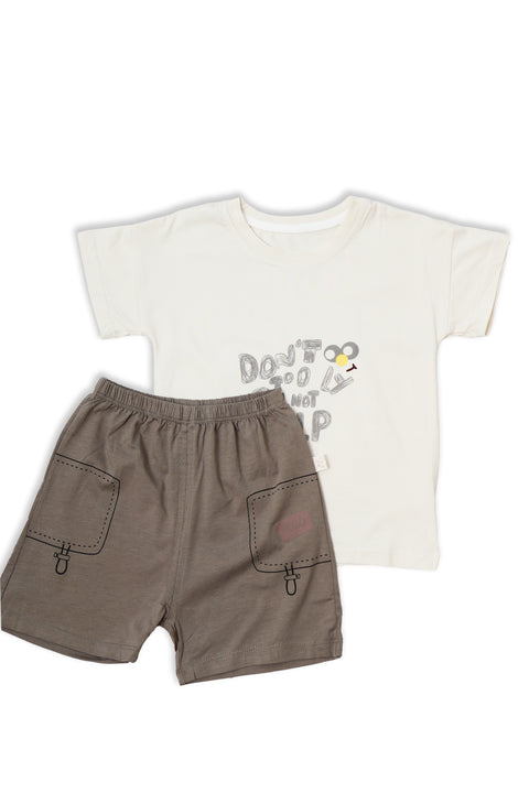Don'T Too Help T-Shirt & Short Set