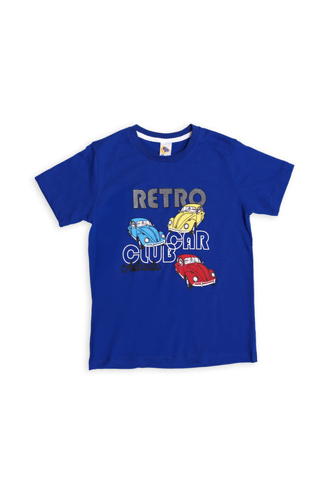 Retro Car Club T-Shirt For Boys