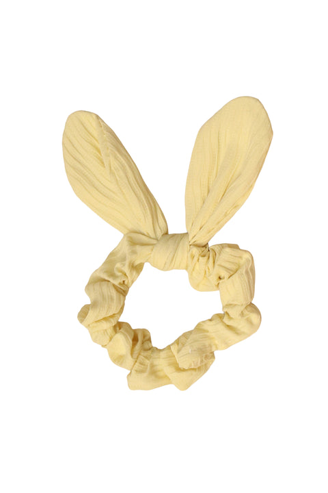 Lemon Drop Bunny Ear Scrunchie