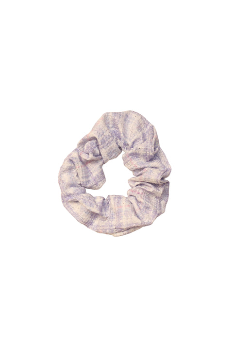Lavender Mist Scrunchie “ Soft Woven Texture In Pastel Hues