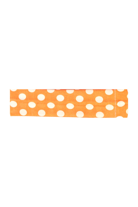 Tangerine Pop Polka Dot Hair Band  Bright, Bold & Breezy