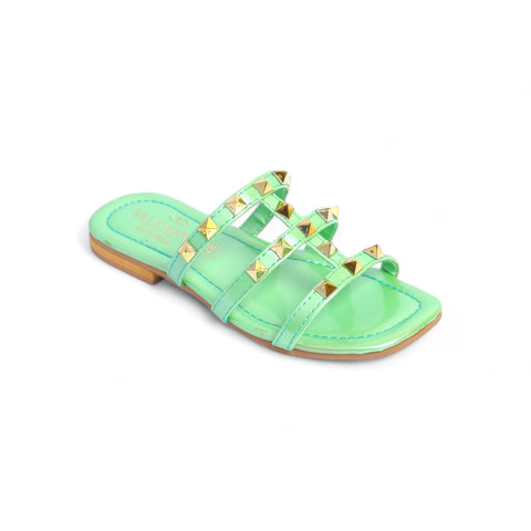 Teens Girls Casual Slipper - Green