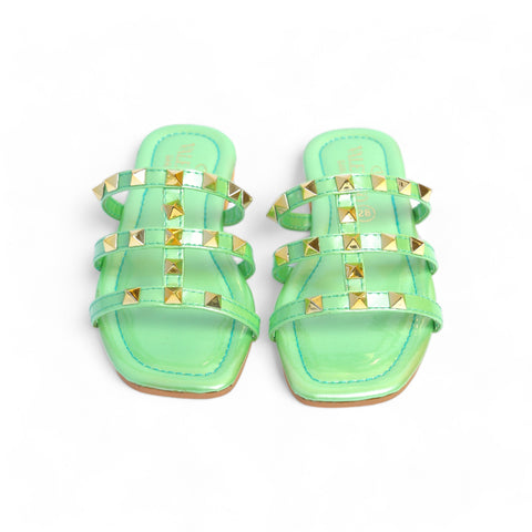 Teens Girls Casual Slipper - Green