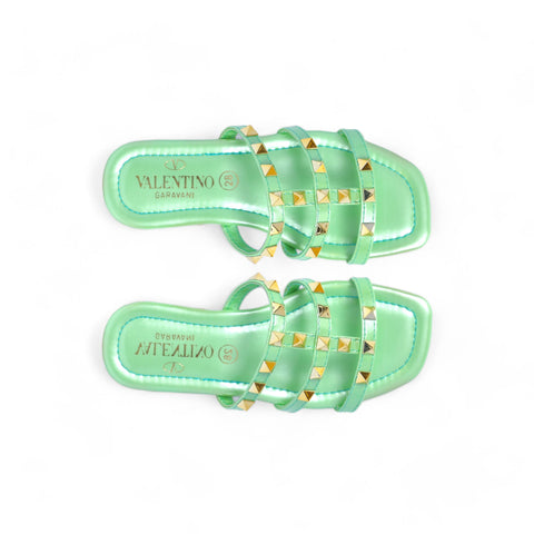 Teens Girls Casual Slipper - Green