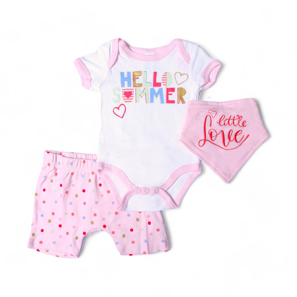 Hello Summer 3pc Romper For Kids - Chand Tara