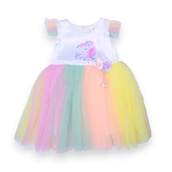 FROCK  UNICORN FLOWER SAQ