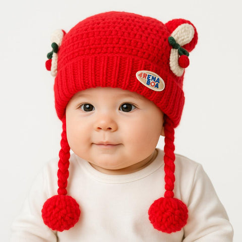 Wool Cap With Adjustable Strap