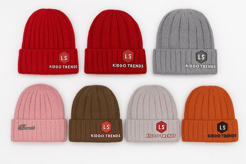 Wool Cap With Brand Logo 1PC