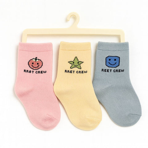 Kids Cartoon Socks (Pack of 3)