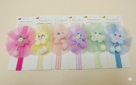 Flower Plush Headband
