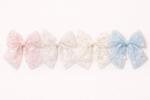 Fancy Satin Ribbon Bow Hair Clip