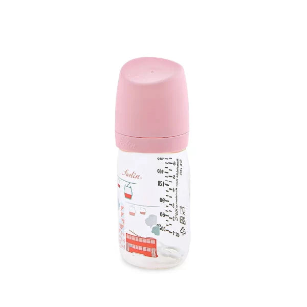 Farlin Wide-Neck Glass Feeding Bottle 160ml