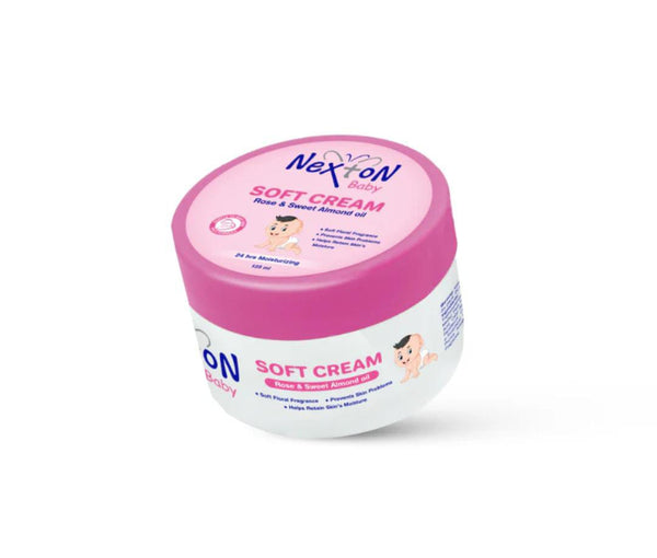 NEXTON SOFT CREAM ROSE & ALMOND 125ML