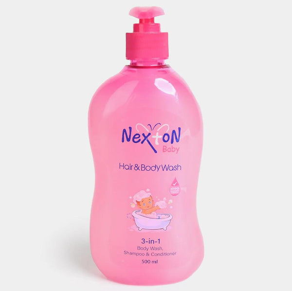 NEXTON BABY HAIR & BODY WASH 500ML