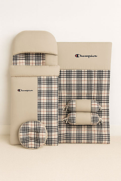 5-Pieces Check Print Bister