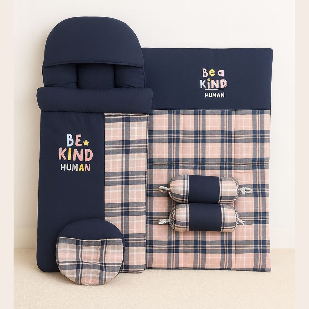 5-Pieces Check Print Bister