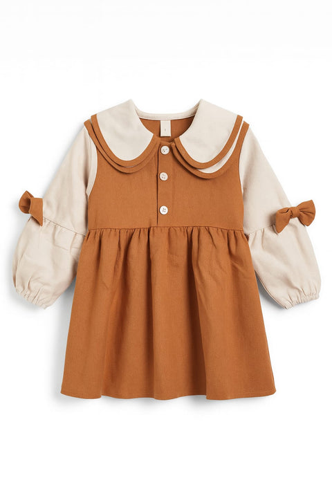 Winter Bloom Wool Frock – Girls Collection