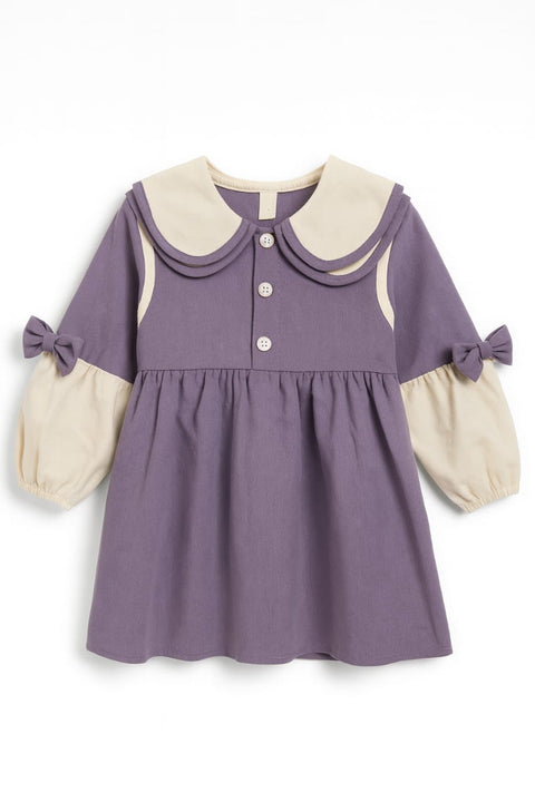 Winter Bloom Wool Frock – Girls Collection