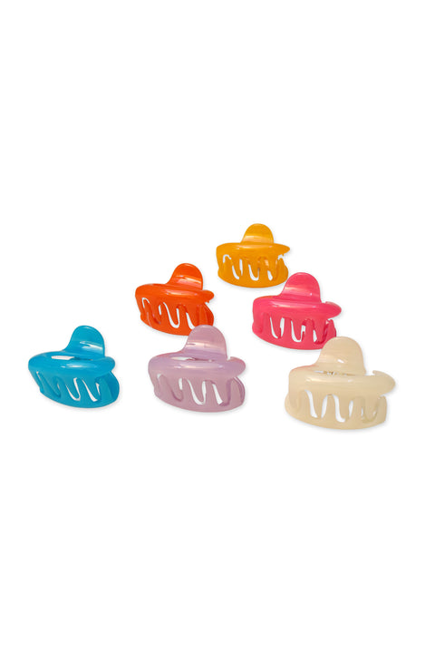 Wave Grip Mini Claw Clips