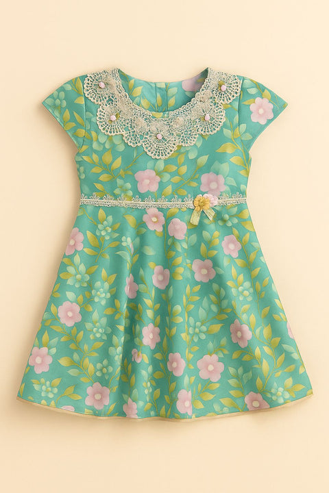 Girls Frock Printed