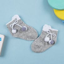 Cute Gray Baby Socks