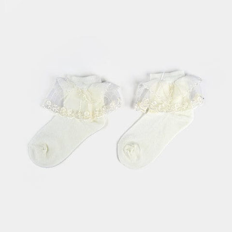Lace Petal Baby Socks