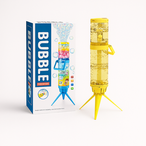 Electric Bubble Machine, Fireworks Shape, Porous Jet Bubble