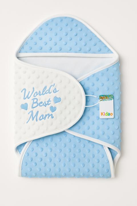 Kidzo Baby Poppy Seed Swaddle Blanket