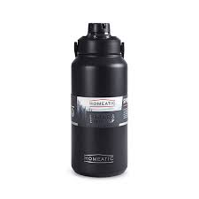Homeatic Steel Water Bottle 1300 Ml (Black, Red, Grey)
