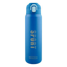 Homeatic Steel Water Bottle 800 Ml (Purple, Black, Blue)
