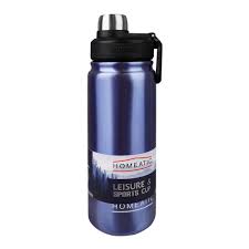 Homeatic Steel Water Bottle 650 Ml (Black, Silver, Golden, Blue)