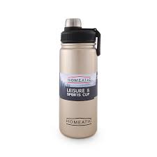 Homeatic Steel Water Bottle 650 Ml (Black, Silver, Golden, Blue)