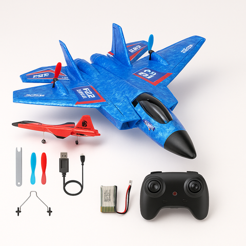Remote Control F-22 Foam Fighter Jet 2.4 Ghz