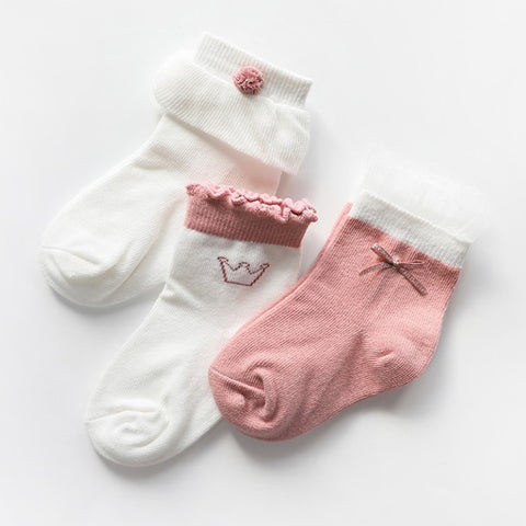 Retty In Pink: Baby Girl'S Decorative Sock Set