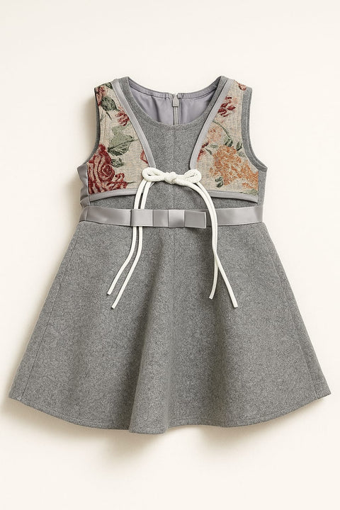 Elegant Bloom 3-Piece Baby Girl Frock Set