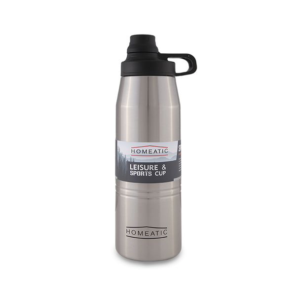 STEEL WATER BOTTLE 900 ML SILVER (Copy)