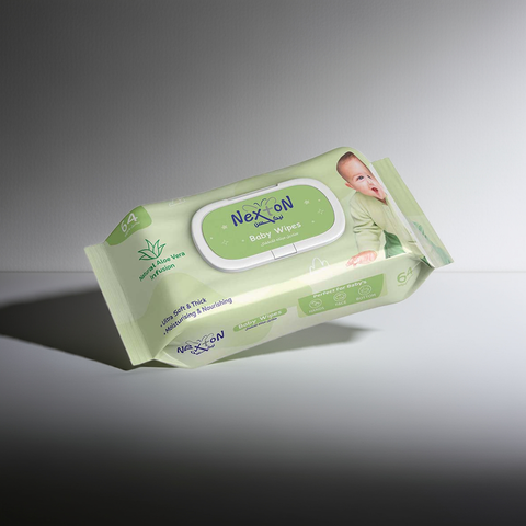 Nexton  Baby Wipes (Aloe vera) 64 pcs