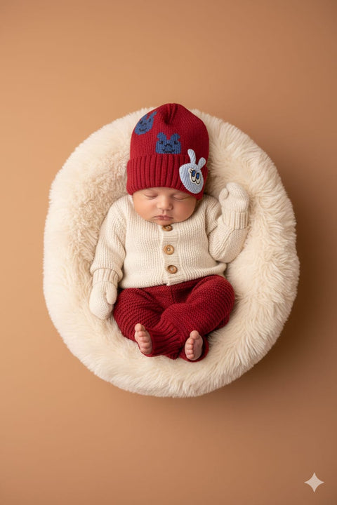 Wool Cap 3 Emoji Design