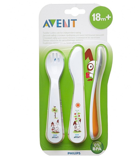 Toddler Fork Spoon and Knife 18m