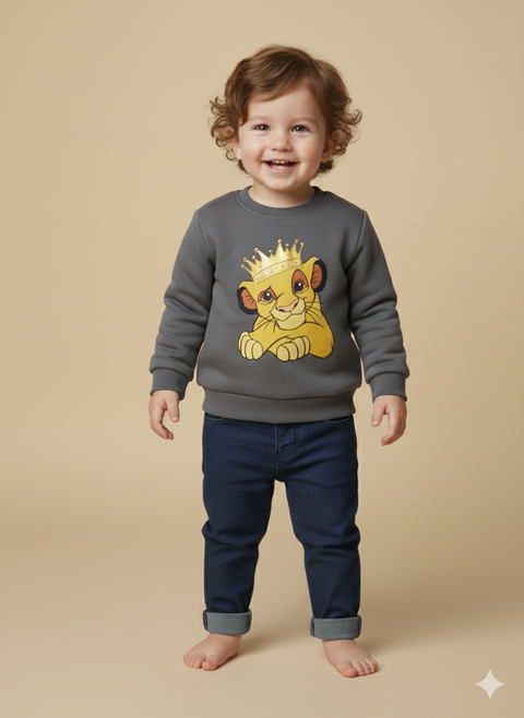 King Lion Cartoon Swet & Shirt