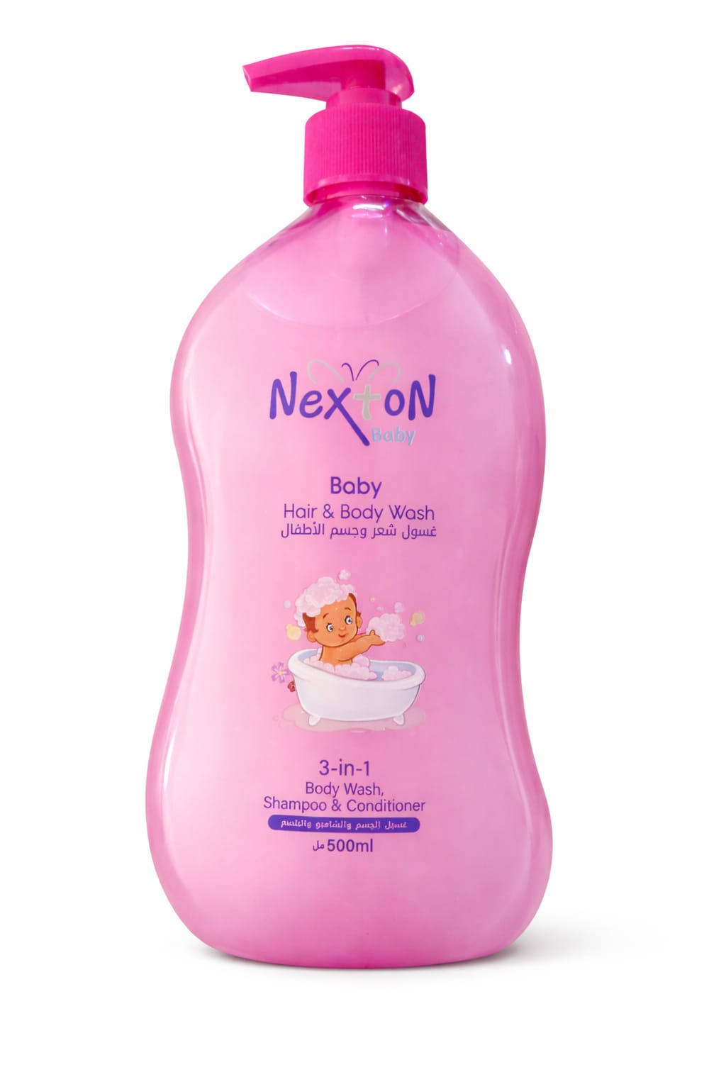 NEXTON BABY HAIR & BODY WASH 500ML