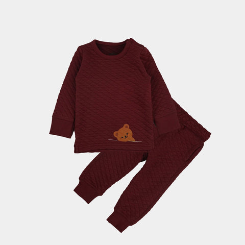 Quilted Bear Two-Piece Set