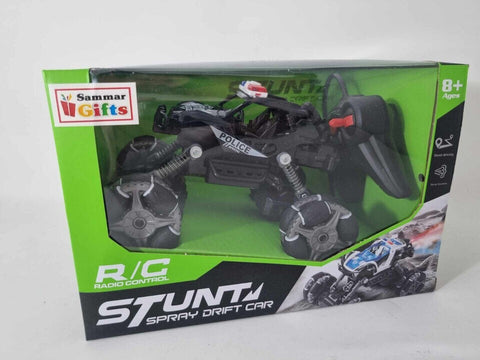 Police American Drift Smoking Spray Jeep Radio Rc Car