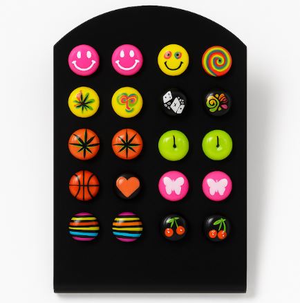 emoji stud earrings