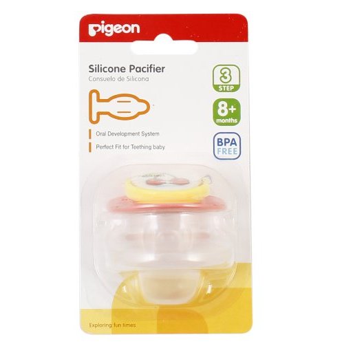 N13678 PIGEON SILICONE PACIFIER STEP 3 (PINK) PI#5