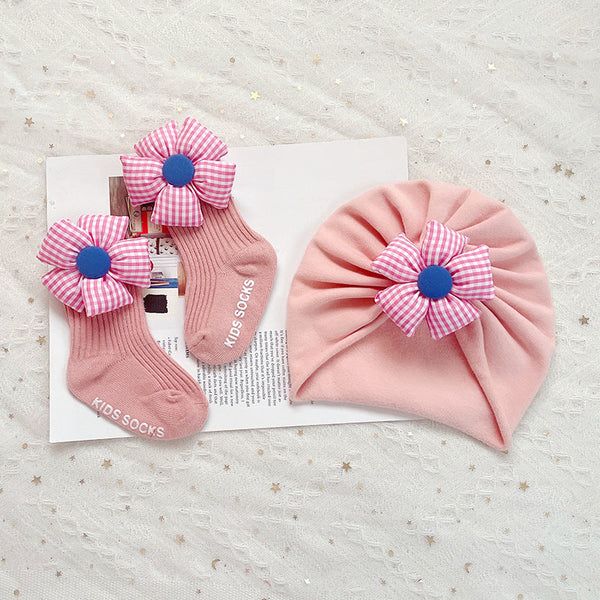 TURBAN CAP SET W/SOCKS