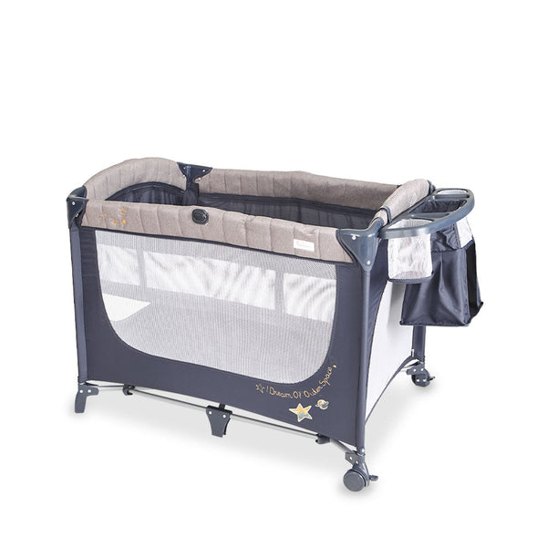 DROP SIDE PLAY PEN – BLUE